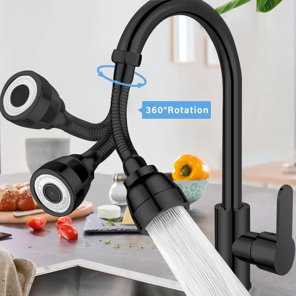 360° Roterende Vandhanetilbehør - Tre Tilstande, Multifunktionel og Vandbesparende