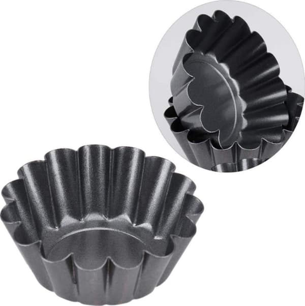 Svart minipajform, muffinsform, pannkaksform, pajform