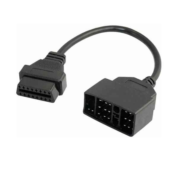 Egnet til OBD2 diagnostisk kabel 22-ben til 16-ben hun OBDII adapter, Egnet til Toyota