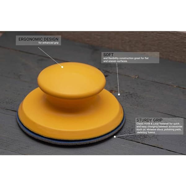 Kardborreslipblock, mjuka slipplattor – 125 mm
