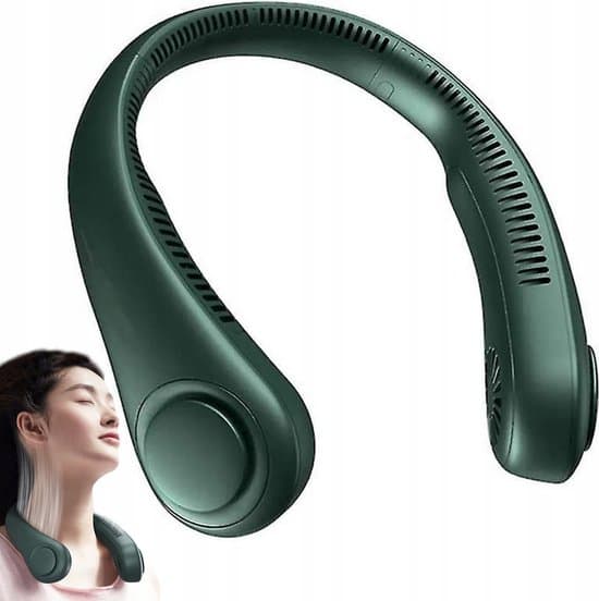 Bærbar genopladelig halsventilator • Bladløs • Halsventilator • Hovedventilator • Frontventilator • Frontventilator • Halsventilator • USB • USB-ventilator • Køling • Halskøling