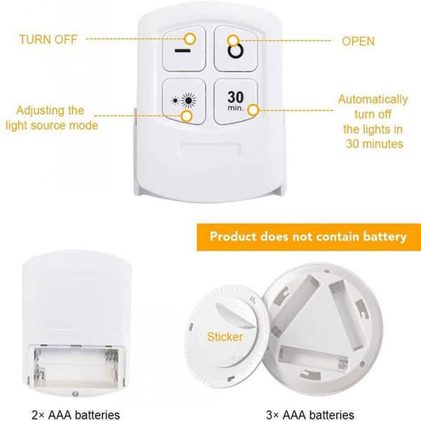 COB LED Skåpbelysning Garderob Kök Sovrum