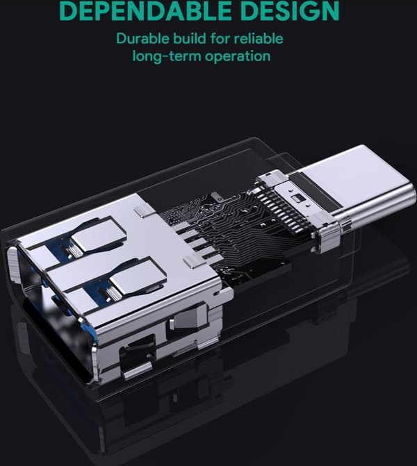 USB-C til USB 3.0 højhastighedsadapter