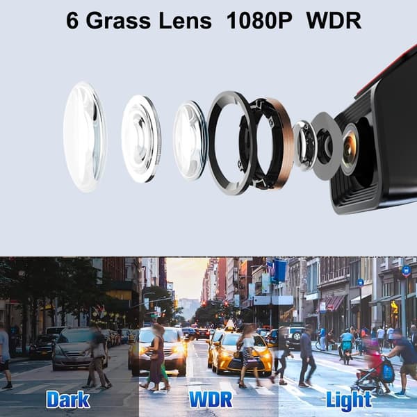 USB Android 1080P Bil Dash Cam Video ADAS HD