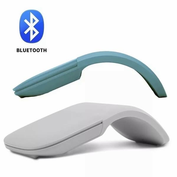 Tyst trådlös Bluetooth vikbar mus Dator macOS Grå