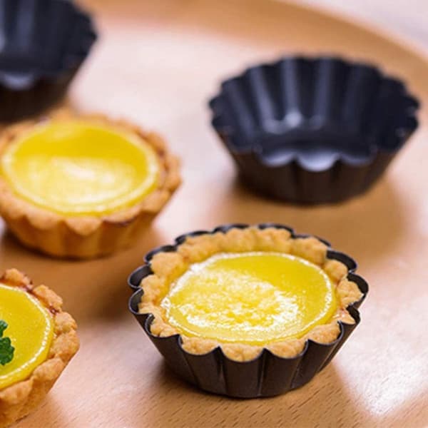 Svart minipajform, muffinsform, pannkaksform, pajform