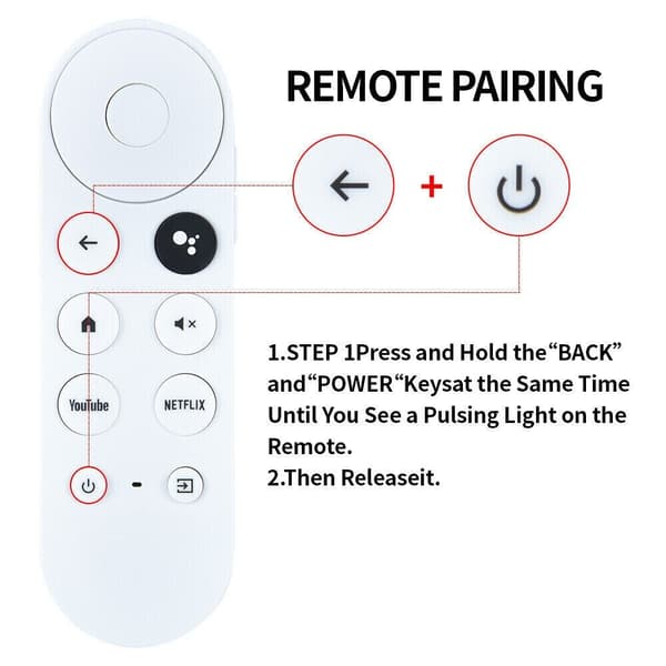Äänikaukosäädin Chromecast Google TV Bluetooth