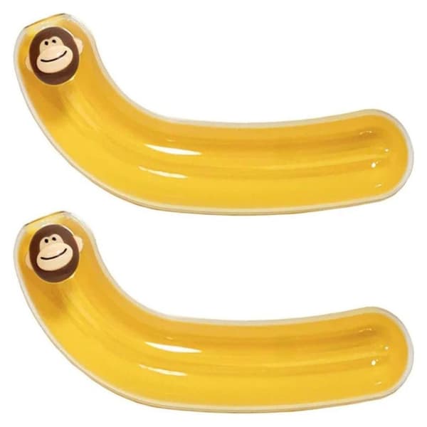 2-pack - Bananlåda - Matförvaringslåda - Clip-On 223x50mm - Gul