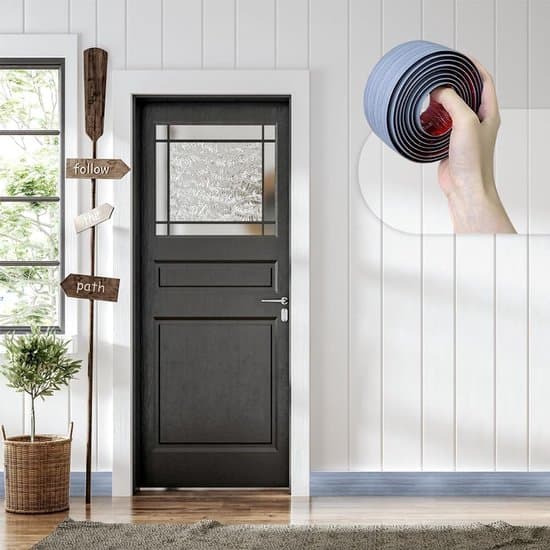 Selvklæbende overgangsprofil vinylgulv - 200 cm - 50 mm - Grå