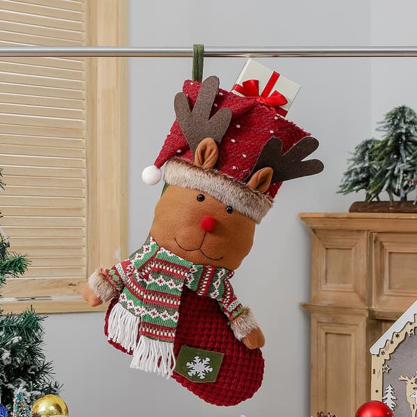 Julepynt gavepose charm - snemand design