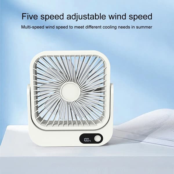 Præcisions elektrisk skrivebordsventilator med intelligente flere tilstande