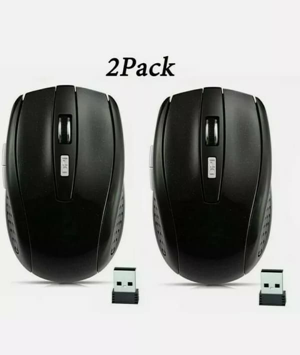 2-PACK Trådlös Mus Bluetooth 2.4GHz PC Optisk Laptop