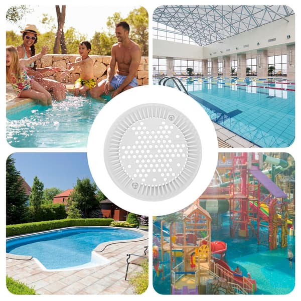 Poolavloppsgaller med smidig dräneringsdesign; reservdelar för spapooler.