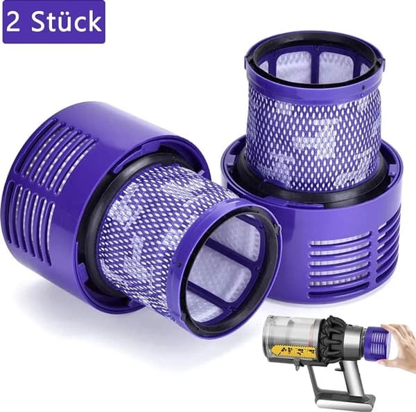 2 HEPA-filtre/vaskbart præmotorfilter til Dyson Cyclone V10 Absolute, Absolute Pro, Absolute Extra, Absolute Extra +, Absolute Extra Pro, SV12