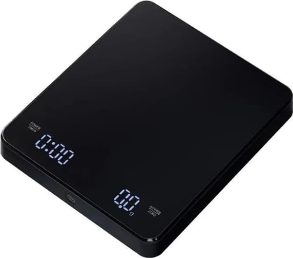 Kaffevåg med timer, USB-laddning, hög noggrannhet 0,1g/3kg