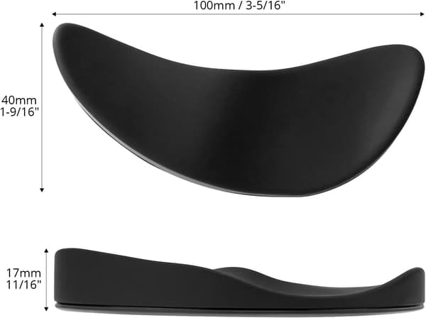 Ergonomiskt handledsstöd i silikon för kontors- och spelmöss