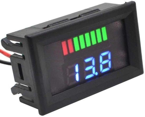 72V Digital Voltmeter til Biler og Motorcykler - LED Batteriindikator