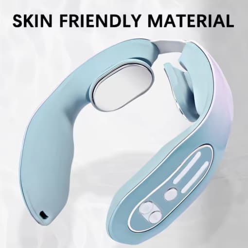 EMS nackakupunktslymfmassager smart nackmassager med värmefunktion