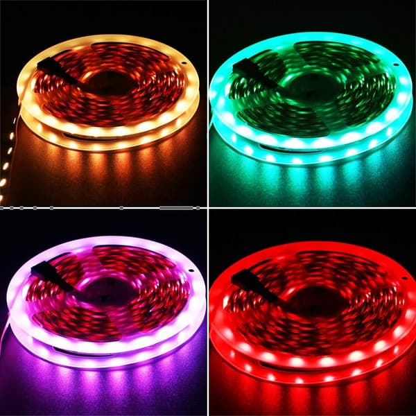 20-delt LED-strip tilbehørssæt: 4-bens L-stik, gapless stik til 10 mm SMD 5050