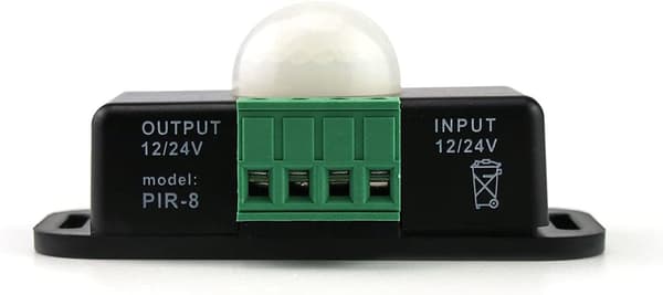 2-pak sensor LED bevægelsessensorafbryder - sort