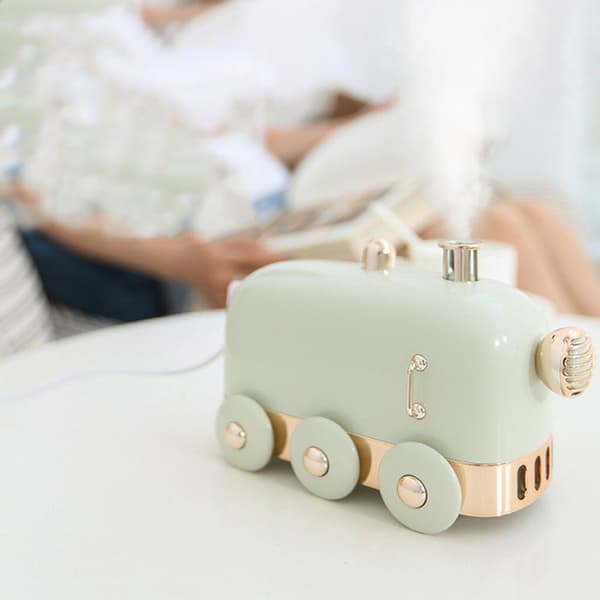 Mini Tog Luftfugter USB Luftdiffuser Aromaterapi Æterisk Olie 300ml Grøn
