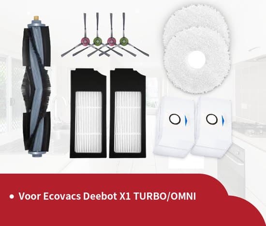 Dele egnet til Ecovacs Deebot X1 (Turbo) og T10 - 11 dele