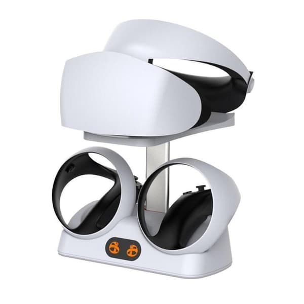 Opladningsstation Stand Headset Display Rack til Playstation VR2 Controllere Dock