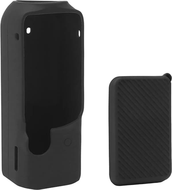 Silikone beskyttelsesetui til DJI Osmo Pocket 3, sort, 2-delt sæt