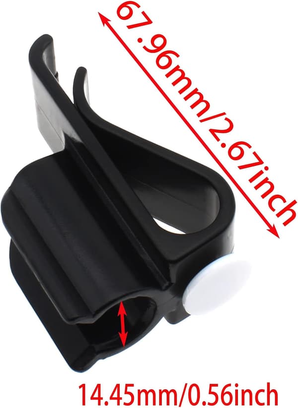 6 stk. golfputterclips, golfkølletaskeclips, putterclipholder, til arrangørers puttertilbehør.
