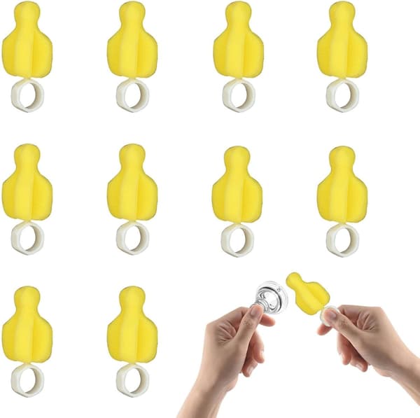 10-delad svampflaskborste nappborste koppnappborste