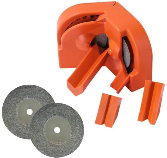 Universal borebitssliber med 2 slibeskiver - et slibesystem, der passer til alle borebits.