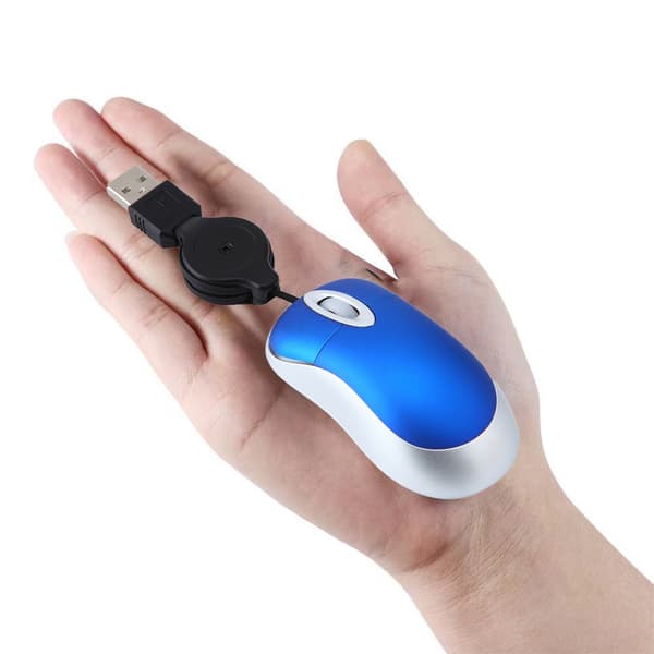 Mini infällbar USB optisk scrollhjul trådbunden mus PC Laptop Lila