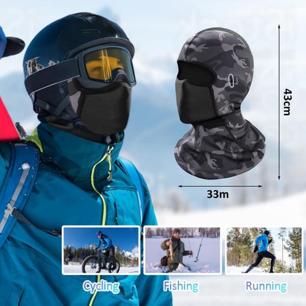 2-pack Vinterbalaklava Skidmasker, Unisex