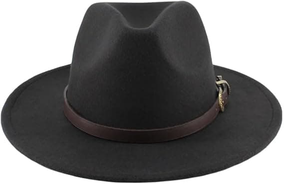 Western cowboyhat til mænd med bred skygge, foldehat til kvinder