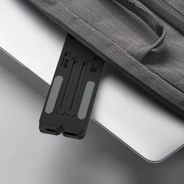 Standard laptopdesign, justerbar/kølet/foldbar, plastik/silikone, til laptops/tablets