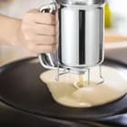Dejdispenser i rustfrit stål, håndholdt