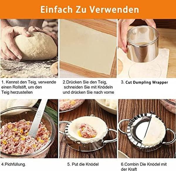 7-delt SS dumpling maker sæt
