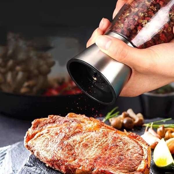 2-delat pepparkvarnset med justerbar grovhet - ergonomisk