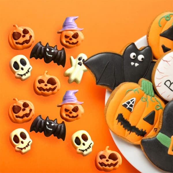 Halloween Græskar Silikoneform Spøgelseshue Kranie Isbakke Chokolade Bageform