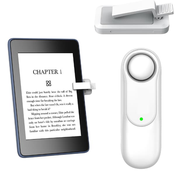 Trådlös sidvändare för Kindle läsplatta - Vit