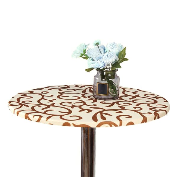 Mode Rund Elastisk Cocktail Borddug Boligindretning Kaffe 150cm