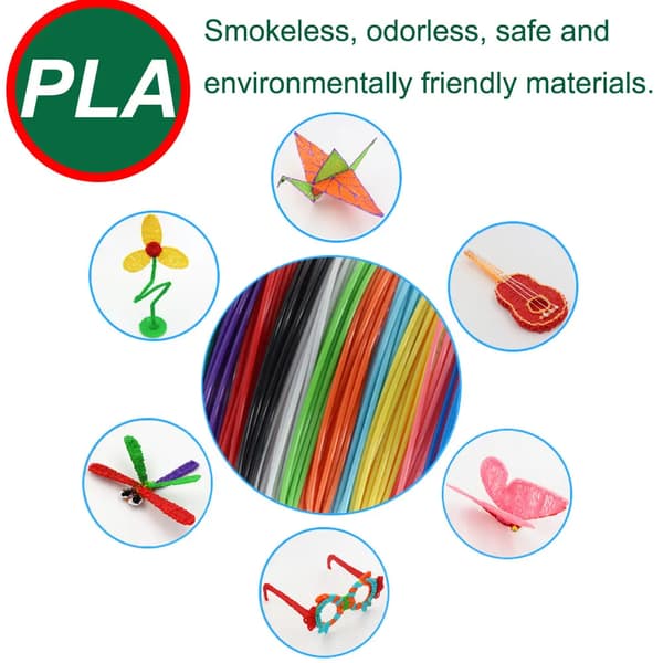 Grå PLA 10m 3D-printplast, filamentmateriale, 3D-printfilament, 1,75 mm PLA.