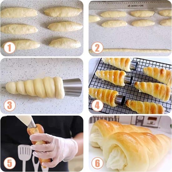 23-dele Canoli forme, lige kegle flødeskum & mousserør, rustfrit stål non-stick