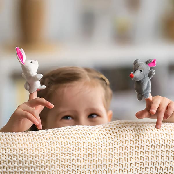 Baby Fingerdockor Set, 10-pack. Fingerdockor kan användas