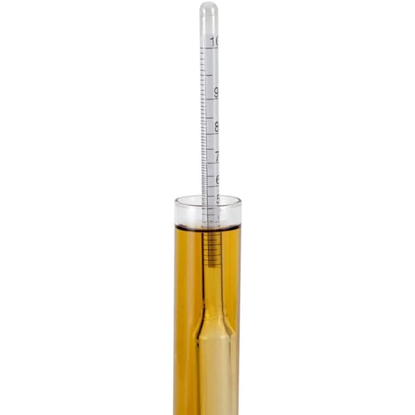Alkoholhydrometer Destillering 0-100% Mätare Mätkopp 100ml 2023