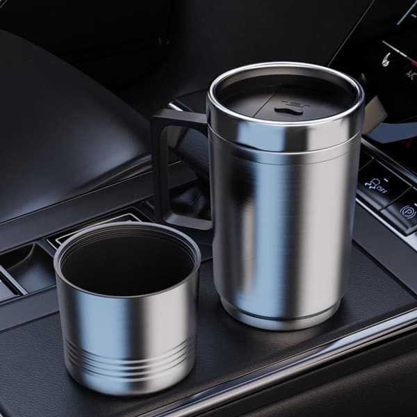 Elektrisk 12V Bilvärmekopp Uppvärmd Resemugg Kaffe Te