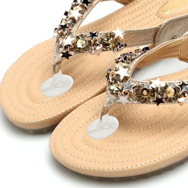 6 par flip-flop tåskydd, tåskydd, silikon tåskydd, gel flip-flops