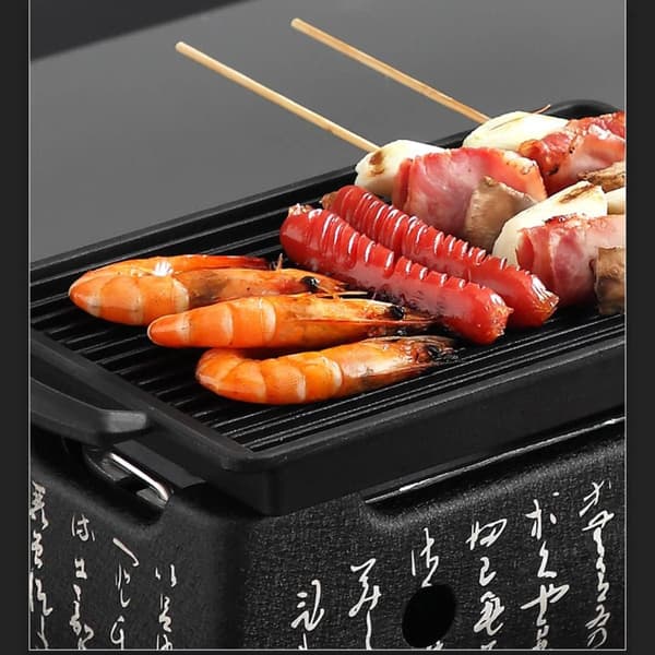 Mini kulgrill Mini firkantet grillbase Camping