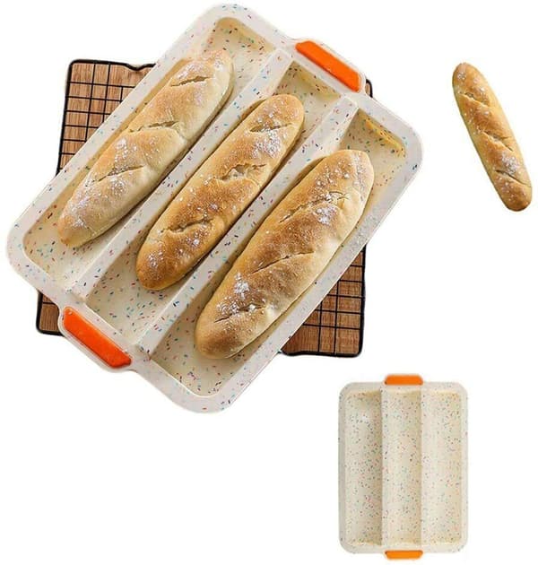 Silikone Franskbrød Bagerulleform Baguettebakke Bageri Non-stick