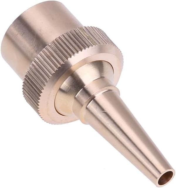 1-tommer havebassin springvandshoved messing spray springvandshoved
